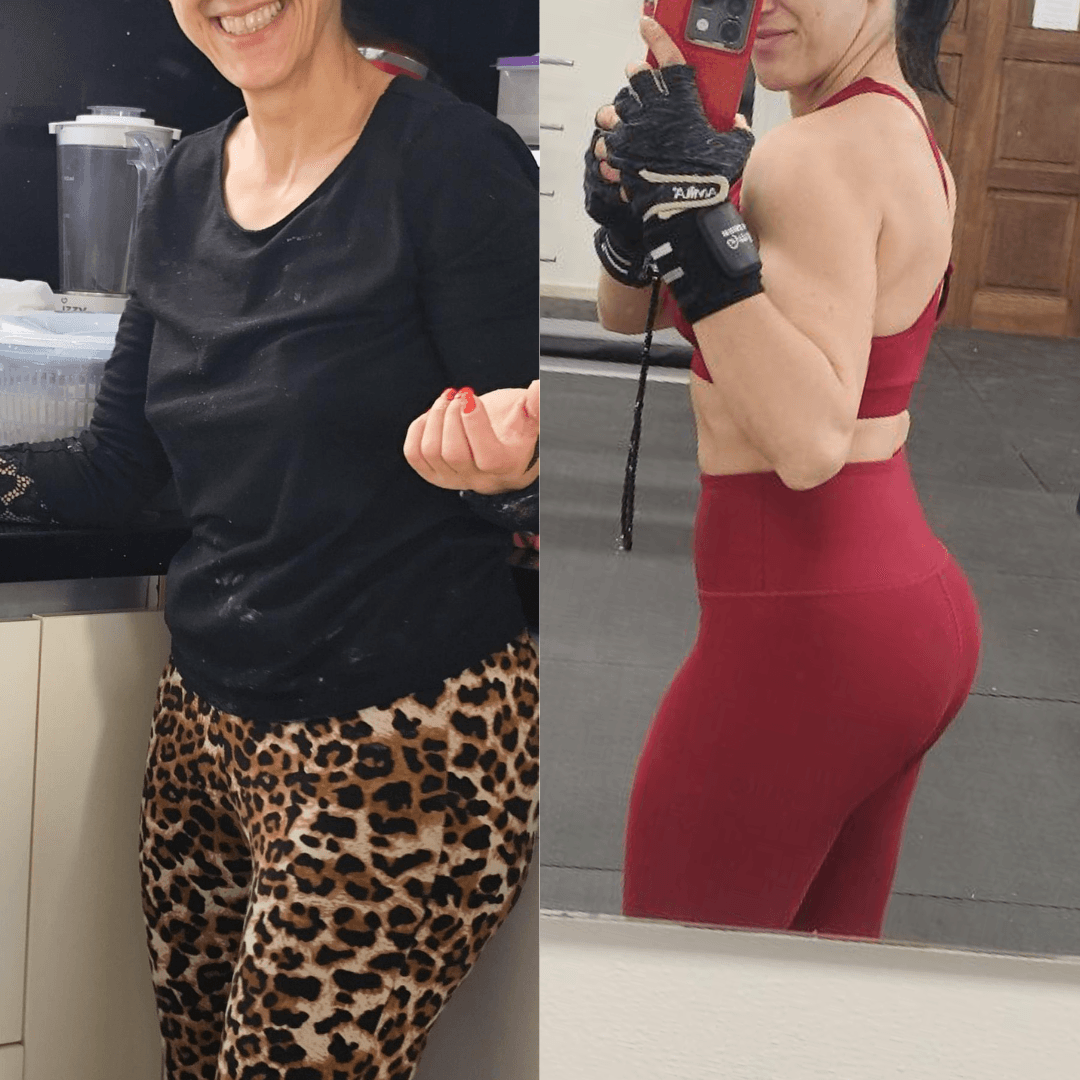 Lost 12 kg of fat and gained 3 kg of muscle.